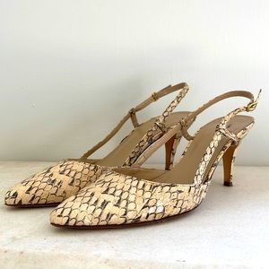 J Crew Leather Heels